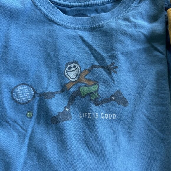LOT of LIFE IS GOOD Short Sleeve T-shirts Qty 3 Size Large - Picture 3 of 11